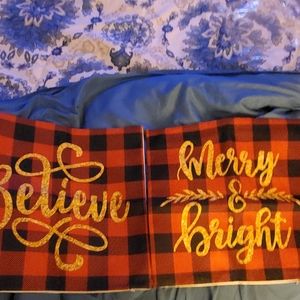 2 holiday Pillow Covers 16× 16